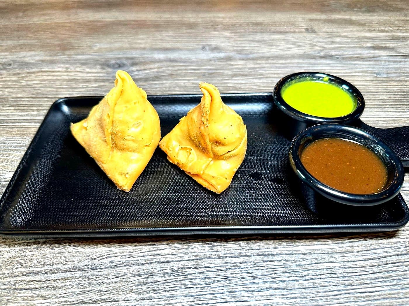 Vegan Vegetable Samosa (2 pcs) at Mint Indian Bistro Las Vegas